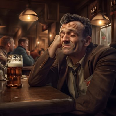 Fotorealistische Oostenrijkse man in zijn werkkleding 2 door Kurt Heppke