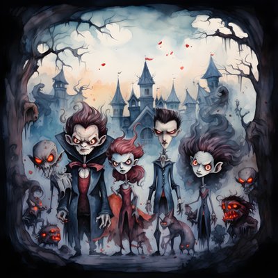 Halloween met vampieren en weerwolven 1 door Kurt Heppke