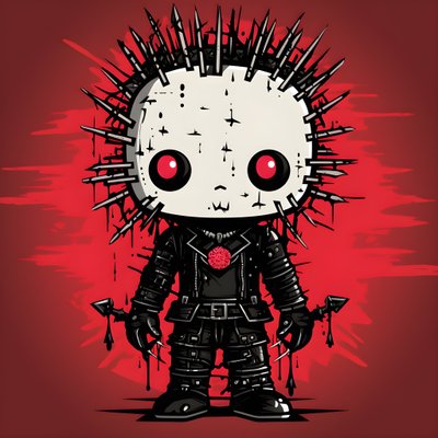 Hello Kitty als Pinhead Shirt Design door Kurt Heppke