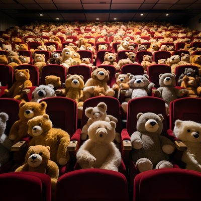 Miljoenen teddyberen in een bioscoop 1 door Kurt Heppke