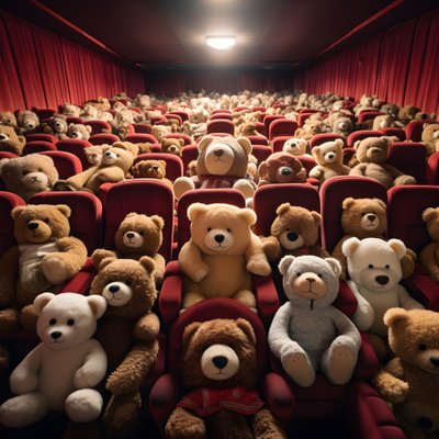 Miljoenen teddyberen in een bioscoop 2 door Kurt Heppke