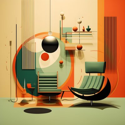 modern design-grafiek uit het midden van de eeuw 3 door Kurt Heppke