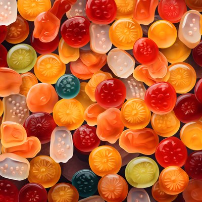 Patroon van Jelly Snoepjes 1 door Kurt Heppke