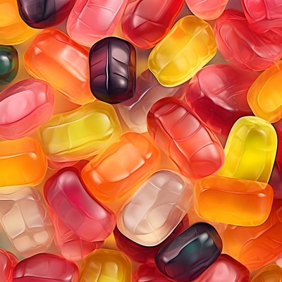 Patroon van Jelly Snoepjes 4 door Kurt Heppke