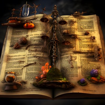 Visuele weergaven van theorieën over het manuscript, zoals plantaardige medische gidsen, buitenaardse talen en verfijnde hoaxes 1 door Kurt Heppke