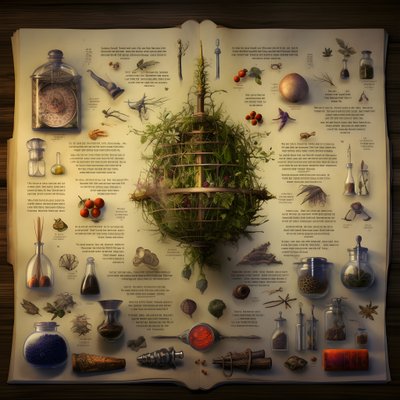 Visuele weergaven van theorieën over het manuscript, zoals plantaardige medische gidsen, buitenaardse talen en verfijnde hoaxes 2 door Kurt Heppke