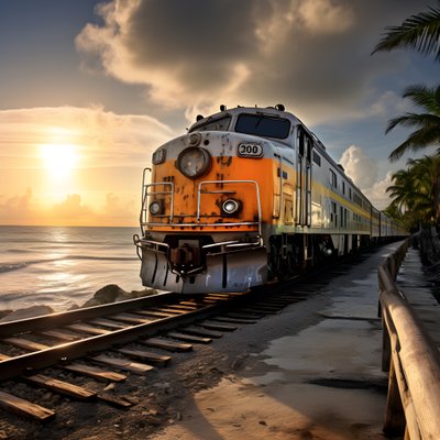 Trein 2 door Kurt Heppke
