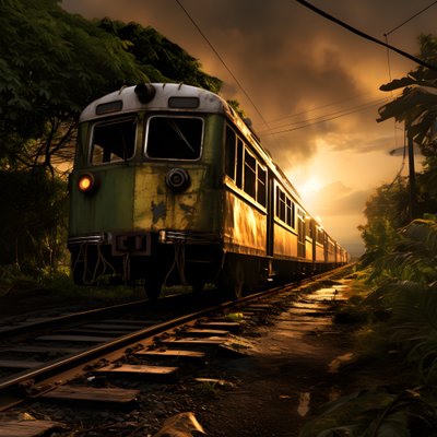 Trein 4 door Kurt Heppke