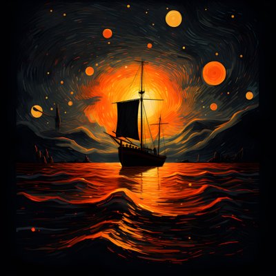 het cruiseschip door Kurt Heppke