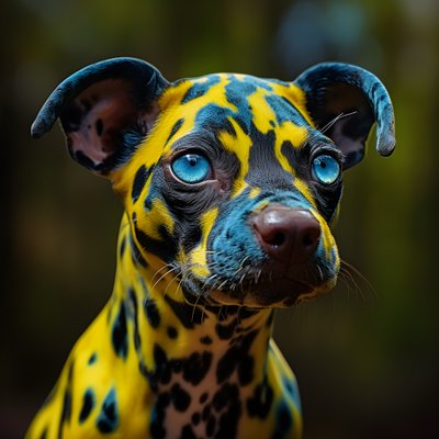 Een enkel alien, deels gifkikker + deels hond 1 door Kurt Heppke