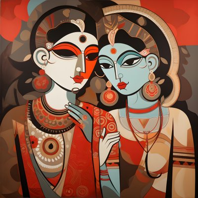 Krishna & Rupa 2 door Kurt Heppke