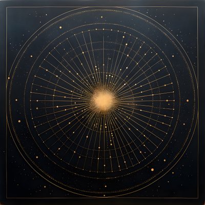 minimalistische astronomie door Kurt Heppke