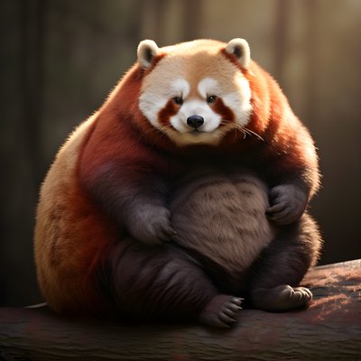 Rode panda en obese mensenkind 4 door Kurt Heppke