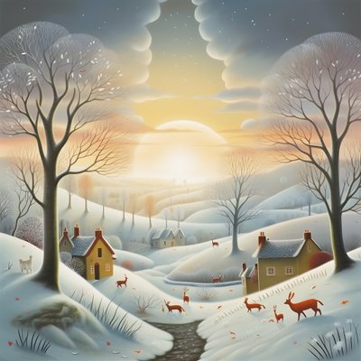 romantisch landschap 4 door Kurt Heppke
