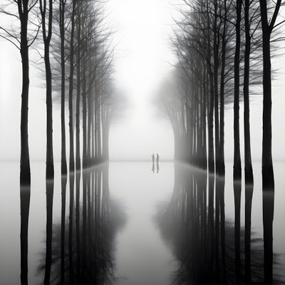 Zwart-wit foto