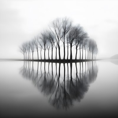 Zwart-wit foto