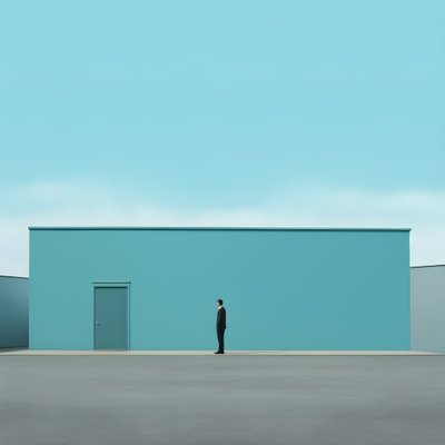 Zeer zeer minimalistisch 3 door Kurt Heppke