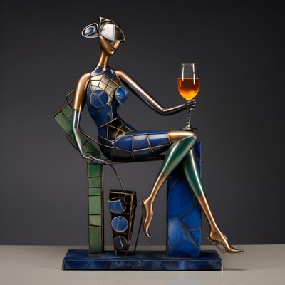 eigenaardige sculptuur door Kurt Heppke