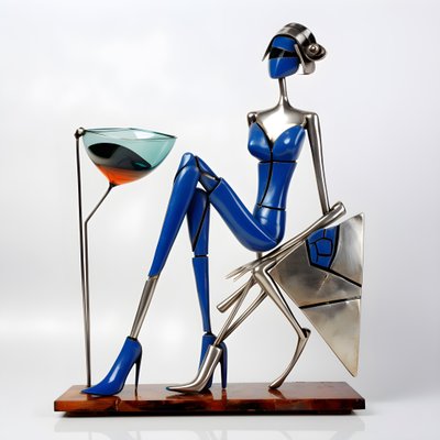 eigenaardige sculptuur door Kurt Heppke
