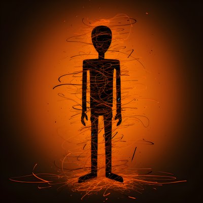 Stickman 1 door Kurt Heppke