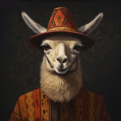 de dalai lama met een cowboyhoed 1 door Kurt Heppke