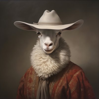 de dalai lama met een cowboyhoed 4 door Kurt Heppke