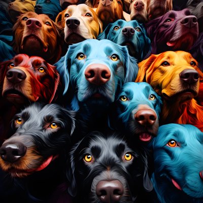 De Hond 1 door Kurt Heppke