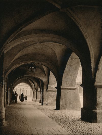 Goritz - Arcades op het marktplein, 1931 door Kurt Hielscher
