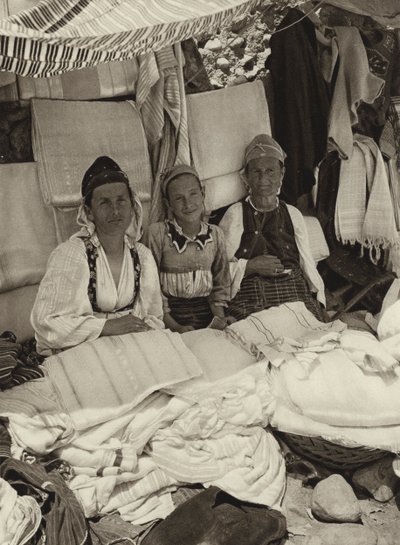 Joegoslavië: Markt in Prizren door Kurt Hielscher