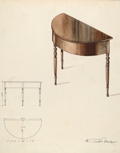 Bishop Hill: Tafel, 1936 door Kurt Melzer