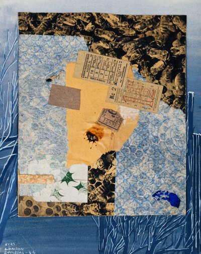 Buskaartjes, 1944 door Kurt Schwitters