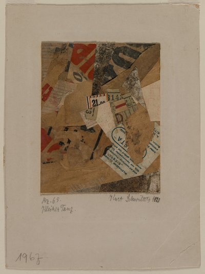 Kleine Dans door Kurt Schwitters