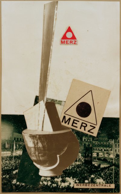 MERZ-WERBEZENTRALE door Kurt Schwitters