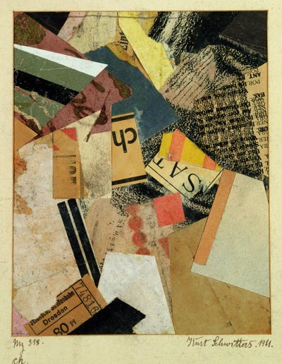 MZ 318 CH. door Kurt Schwitters