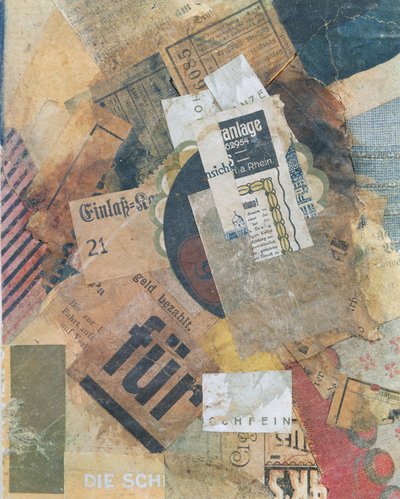 Merz 94 Grunfleck door Kurt Schwitters