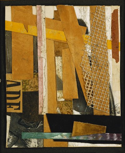 Merzbeeld door Kurt Schwitters