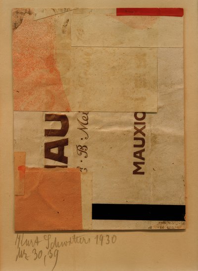 Mz30,39 door Kurt Schwitters