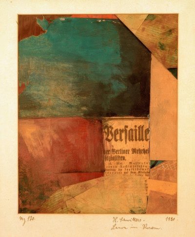 Mz 180. Leegte in de ruimte door Kurt Schwitters