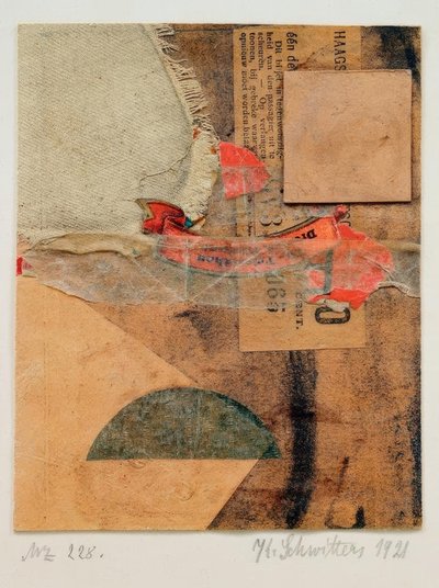 Mz 228 door Kurt Schwitters