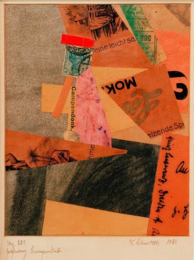 Mz 259 Tekening Campendonk door Kurt Schwitters