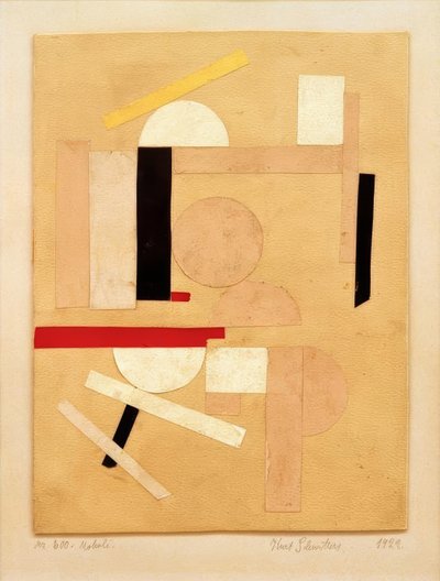 Mz. 600. Moholi. door Kurt Schwitters
