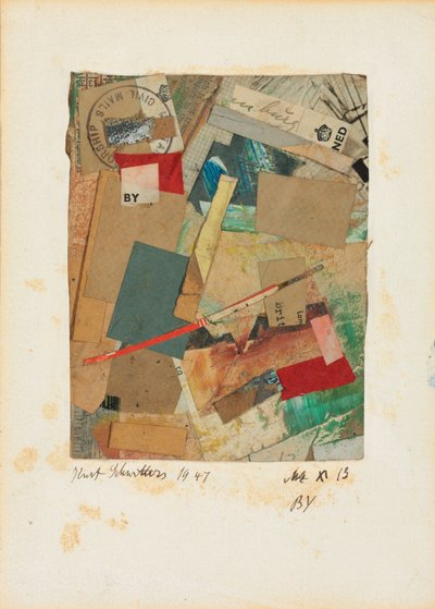 Mz x 13 BY, 1947 door Kurt Schwitters