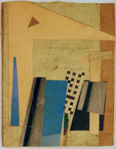 Zonder Titel (Kruiswoordraadsel) door Kurt Schwitters