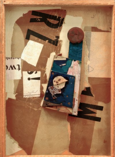 Zonder titel (Merz) door Kurt Schwitters