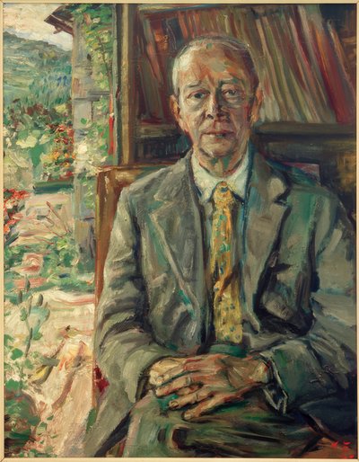 Zonder titel (Portret Harry Pierce) door Kurt Schwitters