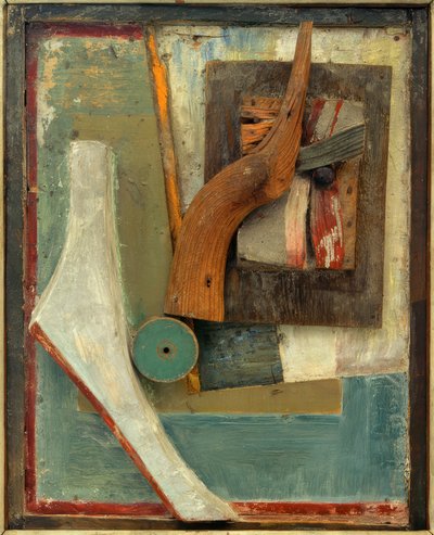 Zonder titel (Reliëf in reliëf) door Kurt Schwitters