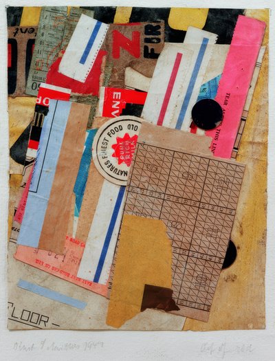 Uit rood door Kurt Schwitters