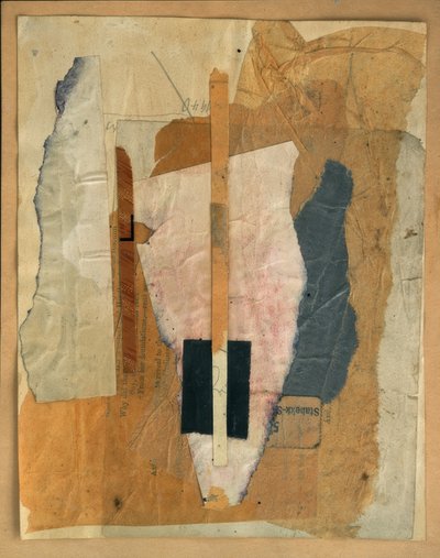 Fantasie over Daken door Kurt Schwitters