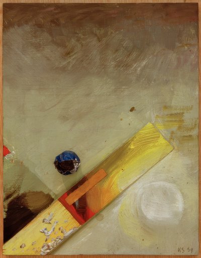 Fantasie over daken door Kurt Schwitters