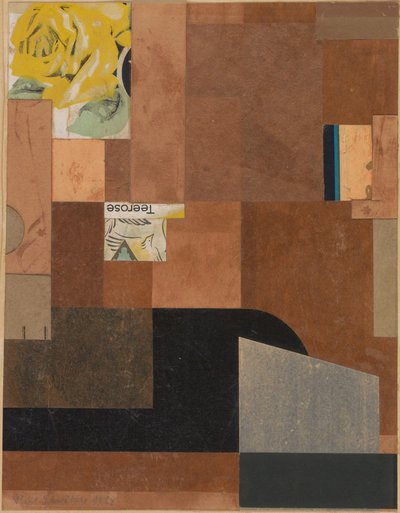 Theeroos door Kurt Schwitters